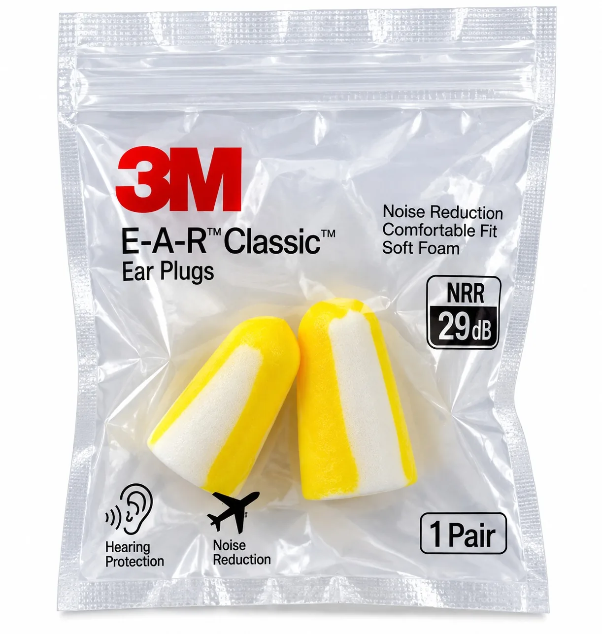 E-A-R Classic Ear Plugs (NRR 29 dB)