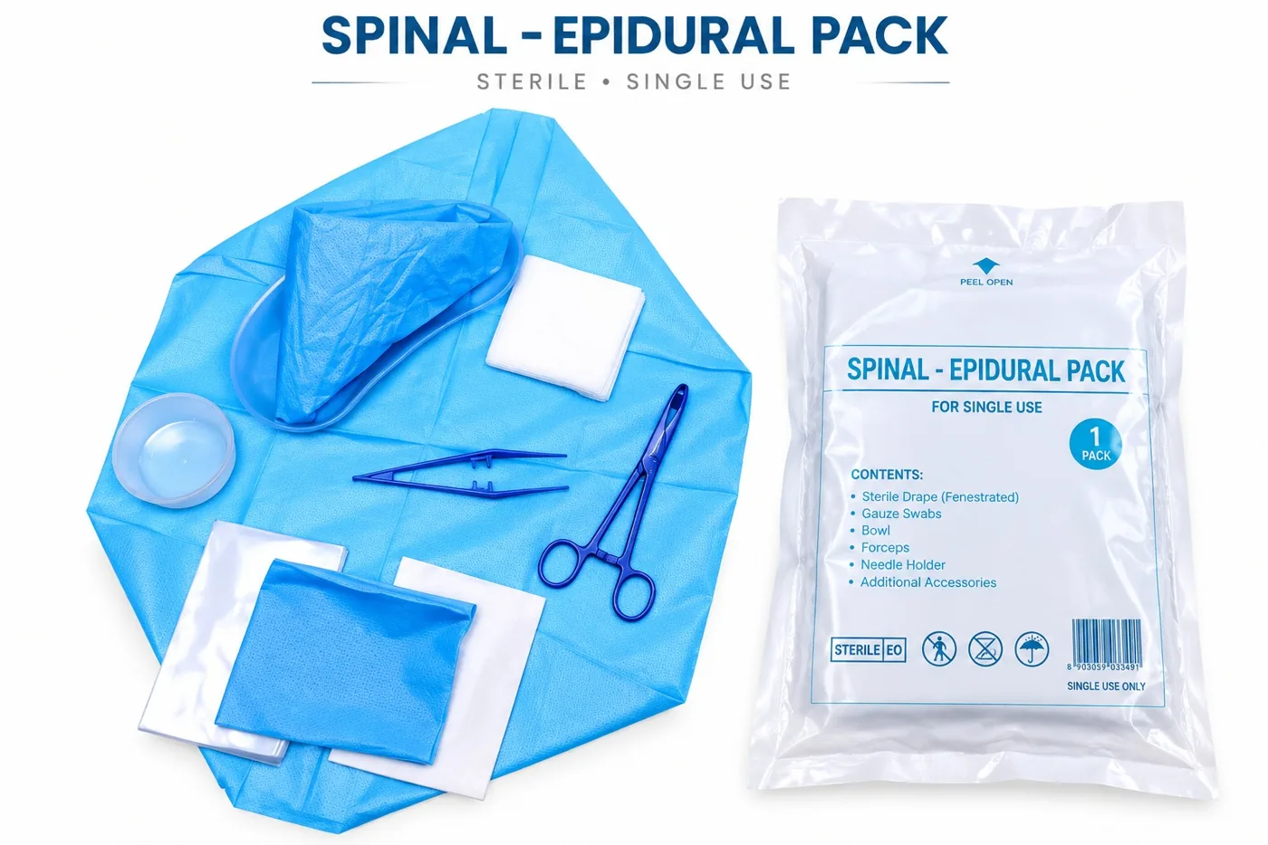 Sterile Spinal / Epidural Pack